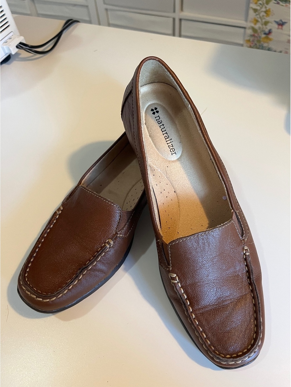 Size 8m jealous Naturalizer brown loafers